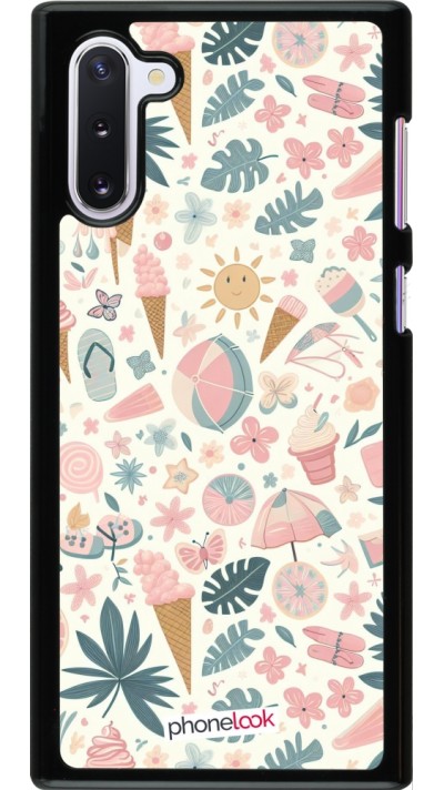 Coque Samsung Galaxy Note 10 - Summer Pink Pattern