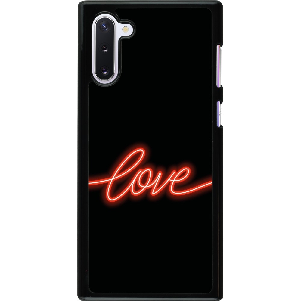 Coque Samsung Galaxy Note 10 - Valentine 2023 neon love