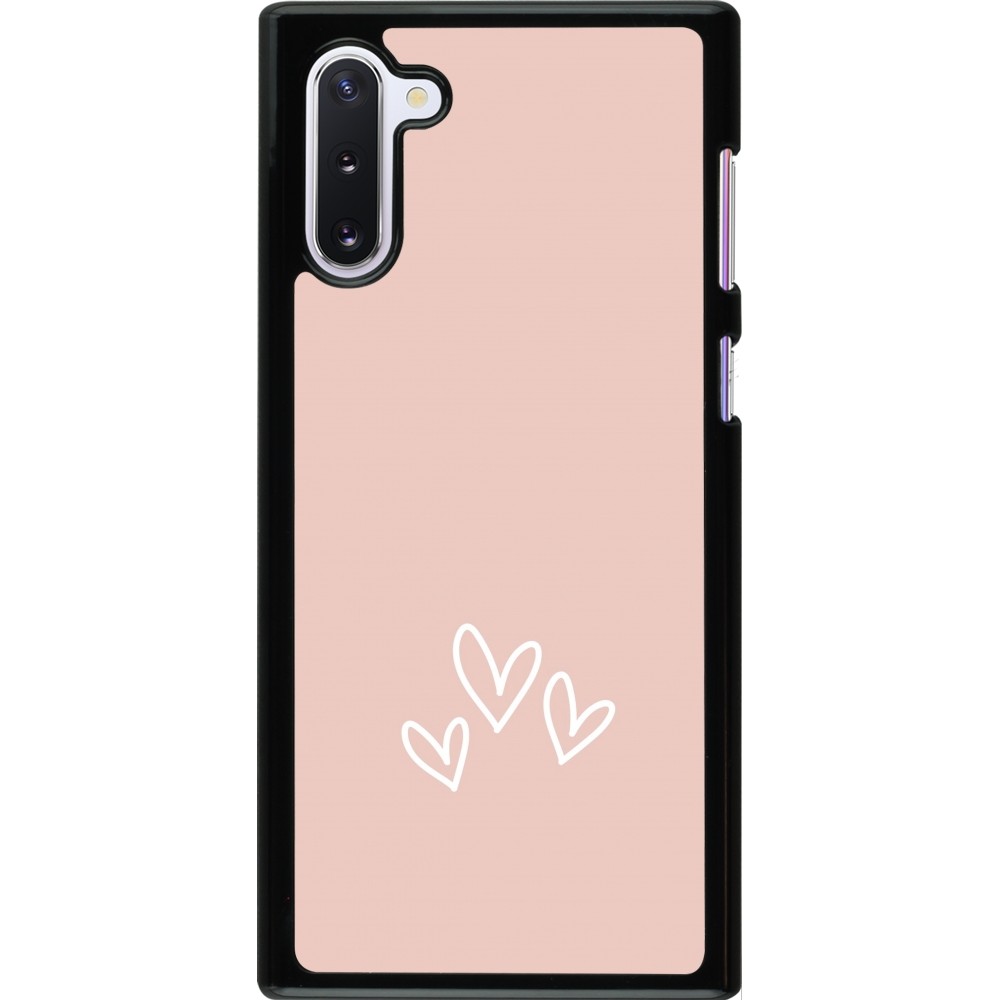 Coque Samsung Galaxy Note 10 - Valentine 2023 three minimalist hearts