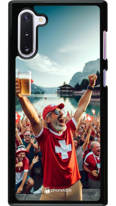 Coque Samsung Galaxy Note 10 - Victoire suisse fan zone Euro 2024