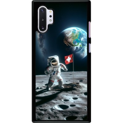 Coque Samsung Galaxy Note 10+ - Astro Suisse sur lune