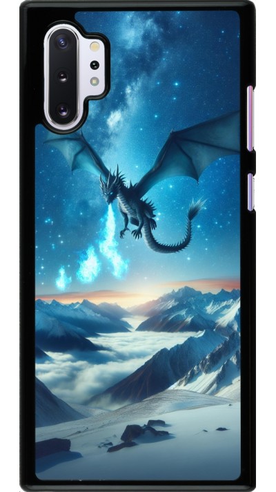 Coque Samsung Galaxy Note 10+ - Dragon nocturne montagne