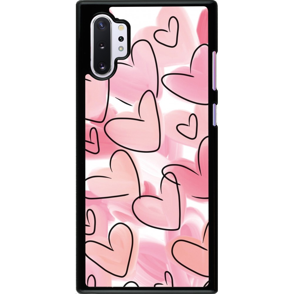 Coque Samsung Galaxy Note 10+ - Easter 2023 pink hearts