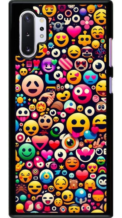 Coque Samsung Galaxy Note 10+ - Emoji Mix Color