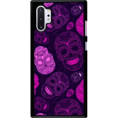 Coque Samsung Galaxy Note 10+ - Halloween 2023 pink skulls