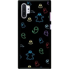 Coque Samsung Galaxy Note 10+ - Halloween 2024 colorful ghosts