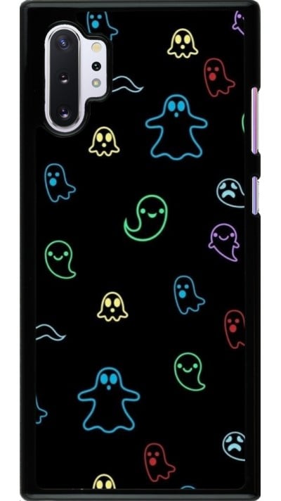 Coque Samsung Galaxy Note 10+ - Halloween 2024 colorful ghosts