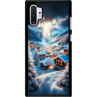 Coque Samsung Galaxy Note 10+ - Mont Neige Lumière