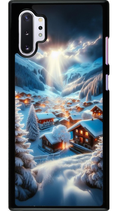 Coque Samsung Galaxy Note 10+ - Mont Neige Lumière