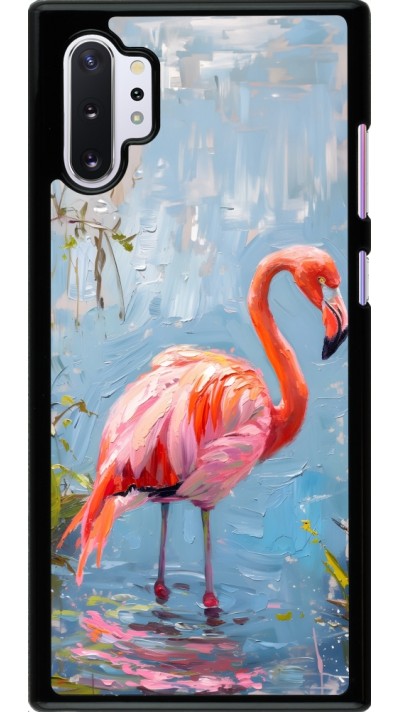 Coque Samsung Galaxy Note 10+ - Paint Flamingo