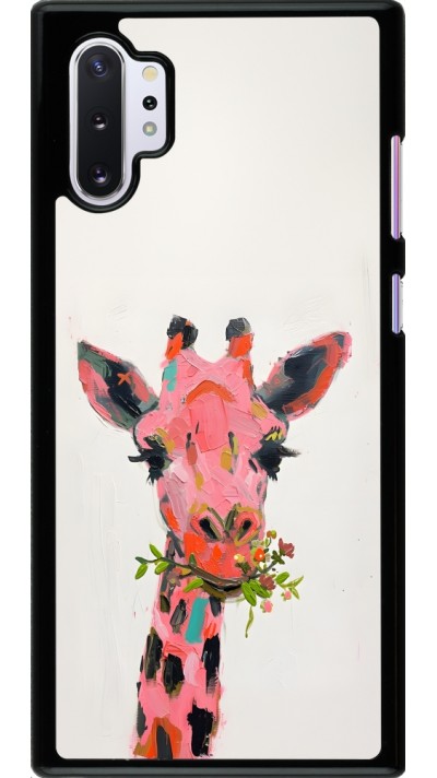 Coque Samsung Galaxy Note 10+ - Pink Girafe Paint