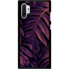 Samsung Galaxy Note 10+ Case Hülle - Purple Light Leaves