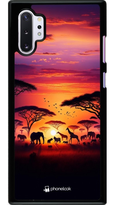 Coque Samsung Galaxy Note 10+ - Safari sunset wildlife