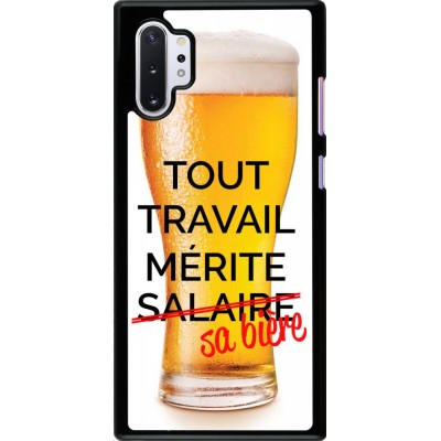 Coque Samsung Galaxy Note 10+ - Tout travail mérite sa bière