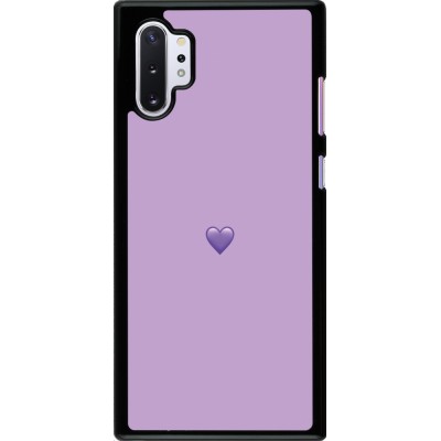 Coque Samsung Galaxy Note 10+ - Valentine 2023 purpule single heart