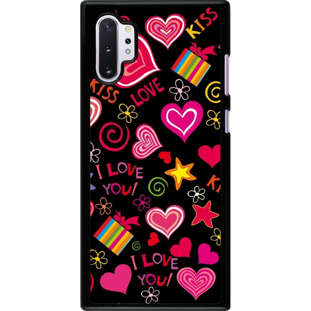 Coque Samsung Galaxy Note 10+ - Valentine 2023 love symbols