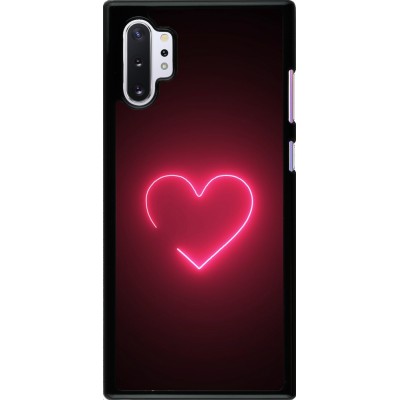 Coque Samsung Galaxy Note 10+ - Valentine 2023 single neon heart