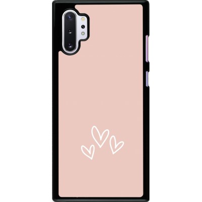 Coque Samsung Galaxy Note 10+ - Valentine 2023 three minimalist hearts