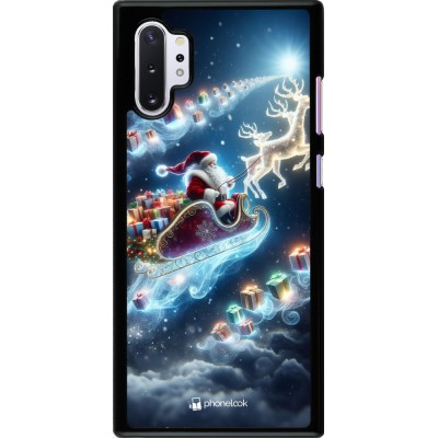 Coque Samsung Galaxy Note 10+ - Noël 2023 Père Noël enchanté