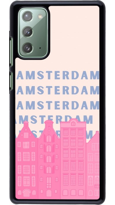 Coque Samsung Galaxy Note 20 - Amsterdam Pink Print