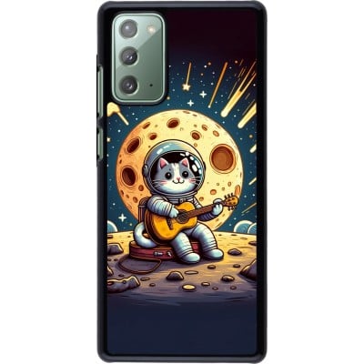 Coque Samsung Galaxy Note 20 - AstroCat RockLune