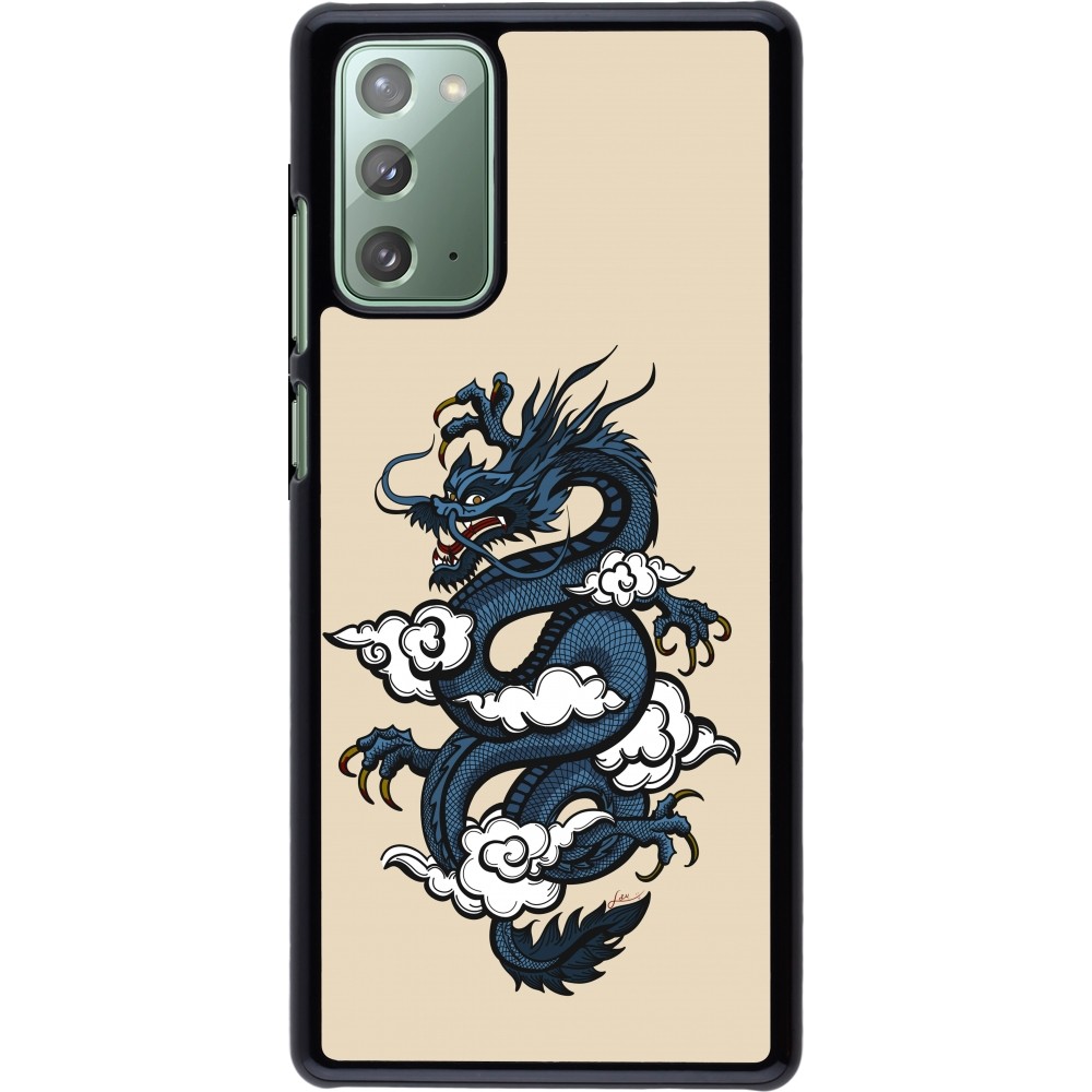 Coque Samsung Galaxy Note 20 - Blue Dragon Tattoo