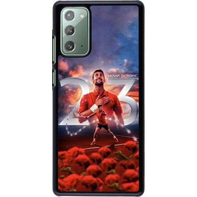 Coque Samsung Galaxy Note 20 - Djokovic 23 Grand Slam