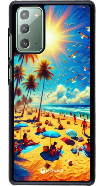 Coque Samsung Galaxy Note 20 - Été Paradis Paint