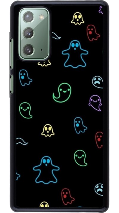 Coque Samsung Galaxy Note 20 - Halloween 2024 colorful ghosts