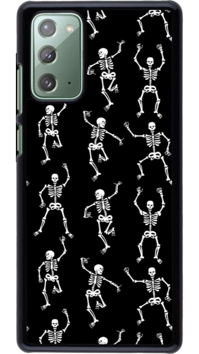 Coque Samsung Galaxy Note 20 - Halloween 2024 dancing skeleton