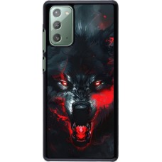 Coque Samsung Galaxy Note 20 - Halloween 2024 mad werewolf