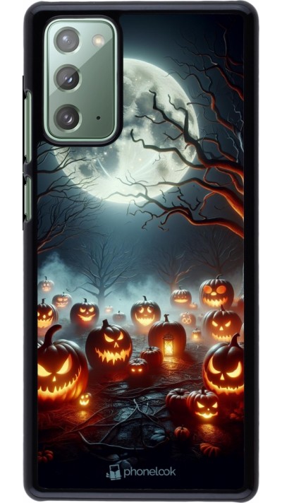 Coque Samsung Galaxy Note 20 - Halloween 2024 Many Pumpkins