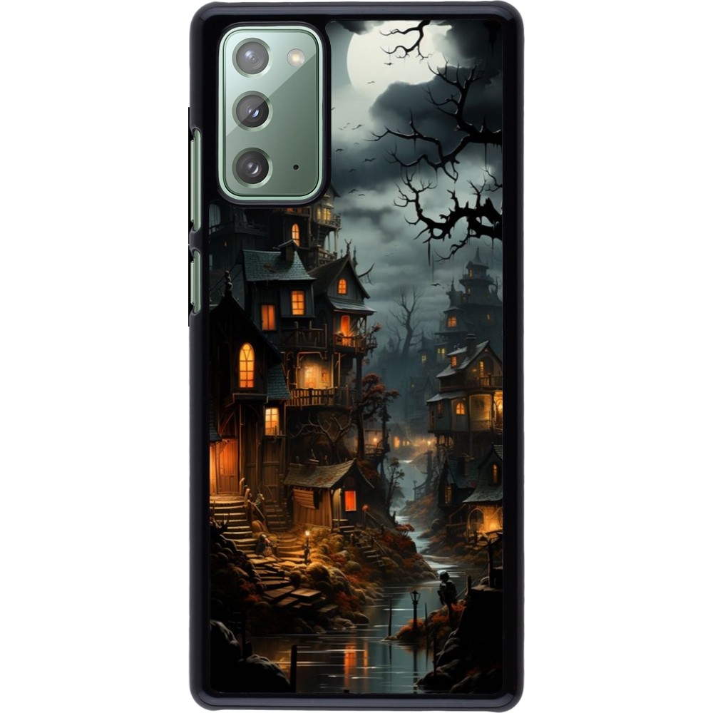 Coque Samsung Galaxy Note 20 - Halloween 2024 scary town