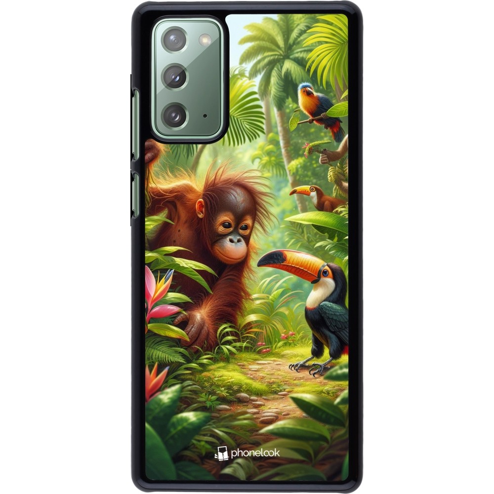 Coque Samsung Galaxy Note 20 - Jungle Tropicale Tayrona