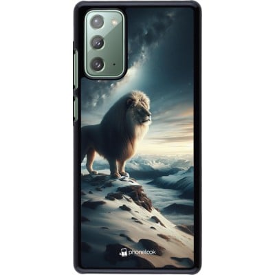 Coque Samsung Galaxy Note 20 - Le lion blanc