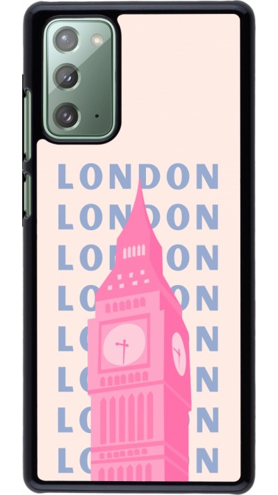 Coque Samsung Galaxy Note 20 - London Pink Print