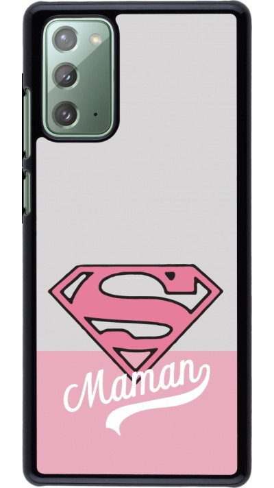 Coque Samsung Galaxy Note 20 - Mom 2024 Super hero maman