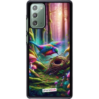 Coque Samsung Galaxy Note 20 - Oiseau Nid Forêt