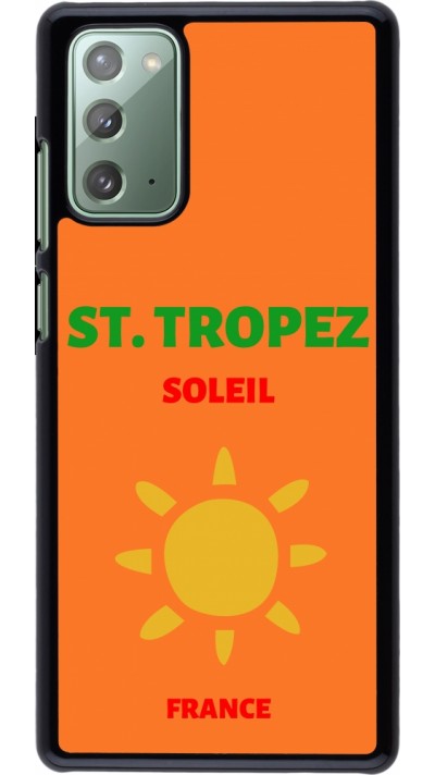 Coque Samsung Galaxy Note 20 - Pop Summer Destination St-Tropez