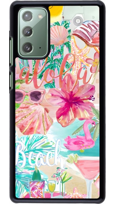 Coque Samsung Galaxy Note 20 - Preppy Collage Aloha