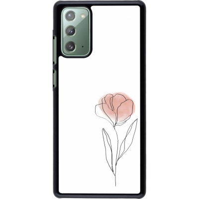 Coque Samsung Galaxy Note 20 - Spring 23 minimalist flower