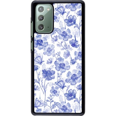 Coque Samsung Galaxy Note 20 - Spring 23 watercolor blue flowers