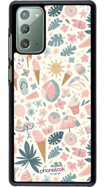 Coque Samsung Galaxy Note 20 - Summer Pink Pattern