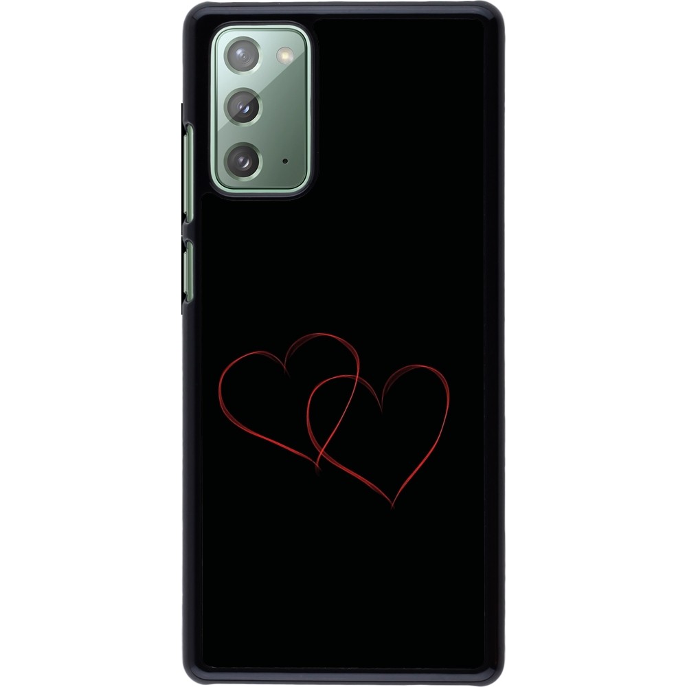 Coque Samsung Galaxy Note 20 - Valentine 2023 attached heart