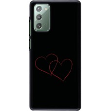 Coque Samsung Galaxy Note 20 - Valentine 2023 attached heart