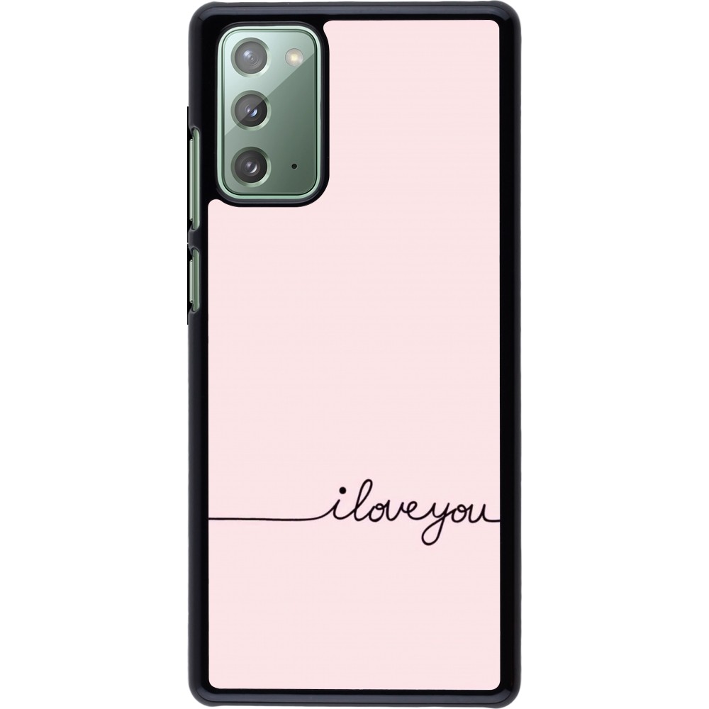 Coque Samsung Galaxy Note 20 - Valentine 2023 i love you writing