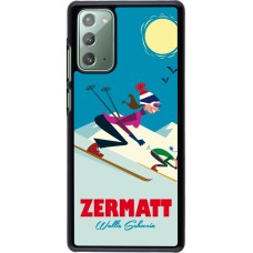 Coque Samsung Galaxy Note 20 - Zermatt Ski Downhill