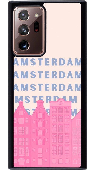 Coque Samsung Galaxy Note 20 Ultra - Amsterdam Pink Print