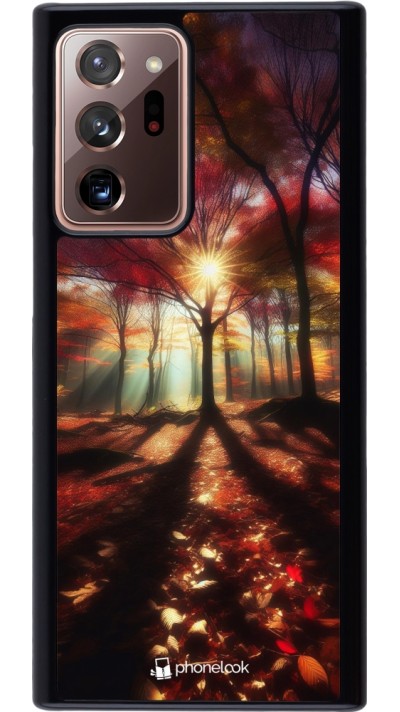 Coque Samsung Galaxy Note 20 Ultra - Automne doré glare