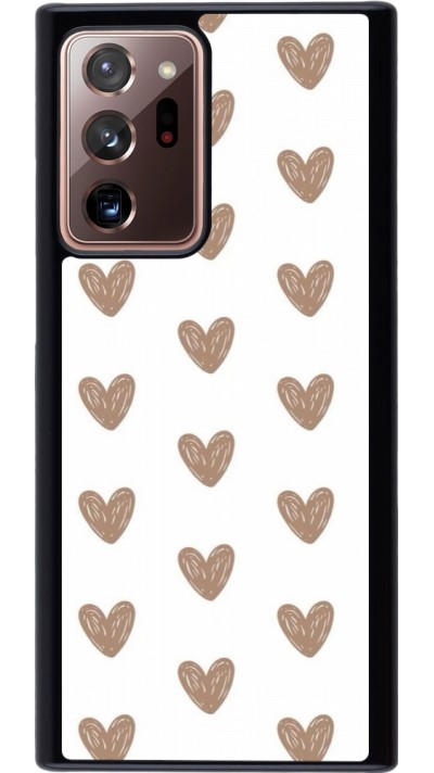 Coque Samsung Galaxy Note 20 Ultra - Autumn 2024 brown hearts